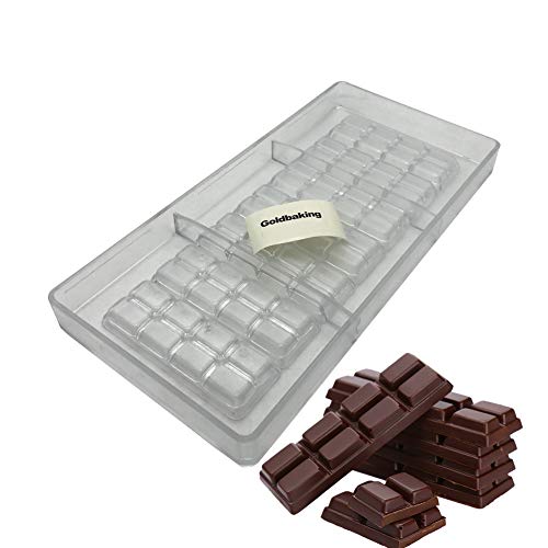 2-Line Polycarbonate Bar Chocolate Mold DIY Chocolate Tools
