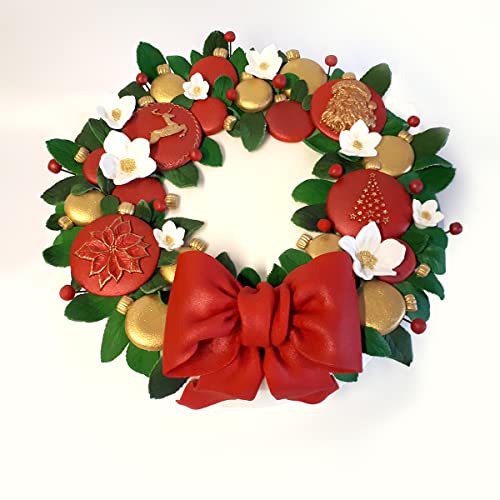 Katy Sue Hellebore Christmas Rose Silicone Mold for Christmas Cake Decorating and Crafts - Makes 3 Flowers & 3 Leaves - size: Flower heads 52, 38, 28mms