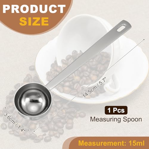 uxcell Measuring Spoon 15ml for Cooking Baking Silver - color: Silver, size: 15ml