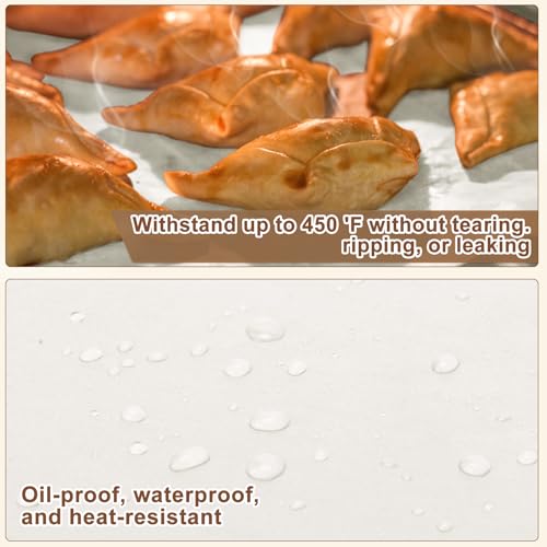 130PCS Parchment Paper Baking Sheets, 9x13 Inch, Precut Non-Stick Parchment Paper for Quarter Sheet Pans Liners, Baking Cookies, Bread, Meat, Pizza, Toaster Oven - color: White 9" x 13"