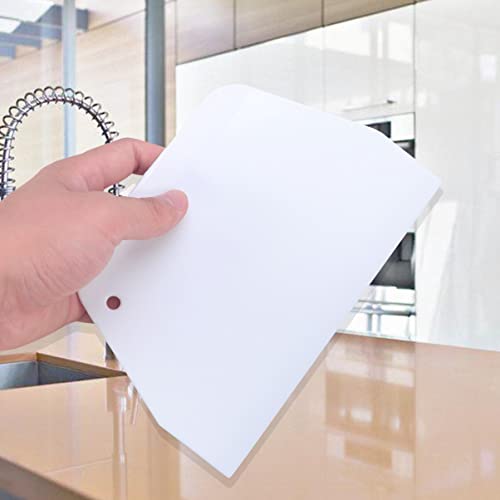 Tofficu 1pc Plastic Cake Scraper Non-Stick Icing Smoother Dough Scraper Cake Edge Tools for Bakery Pastry Kitchen Baking Supplies - size: 13.3cm*9cm*0.1cm