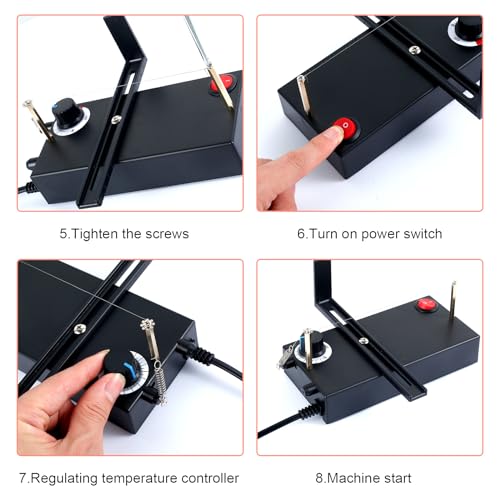 Heat Cutting Tool - Electric Hot Ribbon Cutter - 0-700 Adjustable for Webbing & DIY Rope Craft -Usemaquina para cortar liston - US Plug