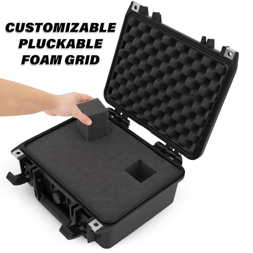 CLOUD/TEN 11 inch Smell Odor Block Case Fits up to 8.5 inch Accessories With Impact-Absorbing Protective Customizable Foam - Case Only - style: 11 Inch