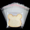 Soarvita Self Sealing Cookie Bags, 100Pcs 5x5 Inches Clear Resealable Gift Wrap Cellophane Bags for Packaging Candy Treat Goodie Favors and Cookies Gift Giving - Self Adhesive Wrappers - color: 5x5 Inch -100pcs