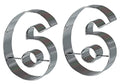 Bakerpan Stainless Steel Number 6 Cookie Cutter, 3 1/2 Inch - Set of 2 - style: Six