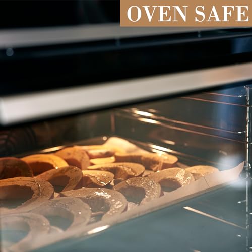 Harloon 200 Pcs Parchment Paper Baking Sheets Precut, White, 13 x 18 Inch - color: White