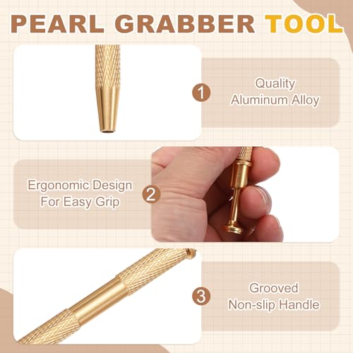uxcell 3Pcs Sprinkle Pen for Cake Decorating,4.7in 4 Claw Sprinkle,Gold - color: Gold