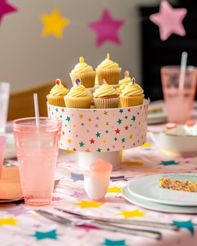 qiqee 600 Count Mini Cupcake Liners White Muffin Liners Food Grade Baking Cups Paper No Smells（Small Size） - color: White, size: Mini Size/600Packs