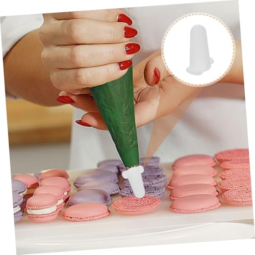 Silicone Piping Tip Protectors 4 Pack White for Icing - size: 4.80X2.80X2.80CM