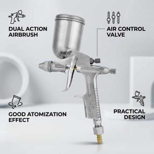 HEEPDD K3 Airbrush Kit, 40MPa Spray Gun
