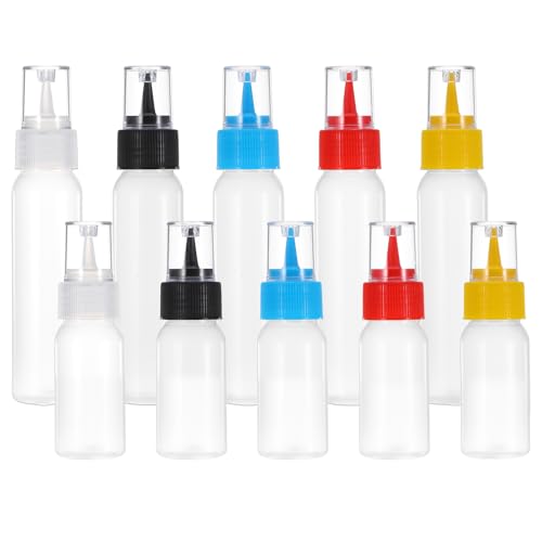 10 Pcs Squeeze Bottles 1 oz and 2 oz Frosting Bottle Icing Bottles