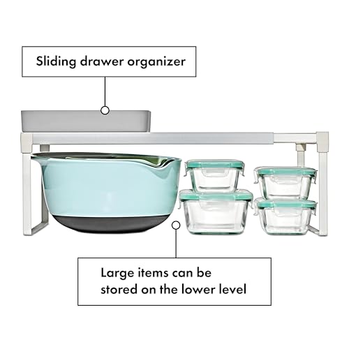 OXO Good Grips Adjustable Deep Drawer Organizer, Utensil Holder Drawer - style: Adjustable Deep Drawer Organizer