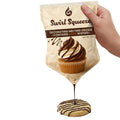 Pre-Filled Microwaveable Chocolate Decorating Bag – Ready-to-Melt Drizzle for Cookies, Cakes & Treats – No Mess, No Bowls, No Piping Bags – Dark Melting Chips, 6 oz - size: 6 Ounce (Pack of 1)