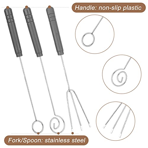 Plating Spoons,5Pcs Culinary Precision Drawing Decor Spoon Set
