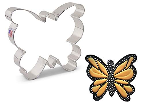 Ann Clark Large Butterfly/Moth Cookie Cutter, 4.5" Made in USA - style: 4.5" Butterfly