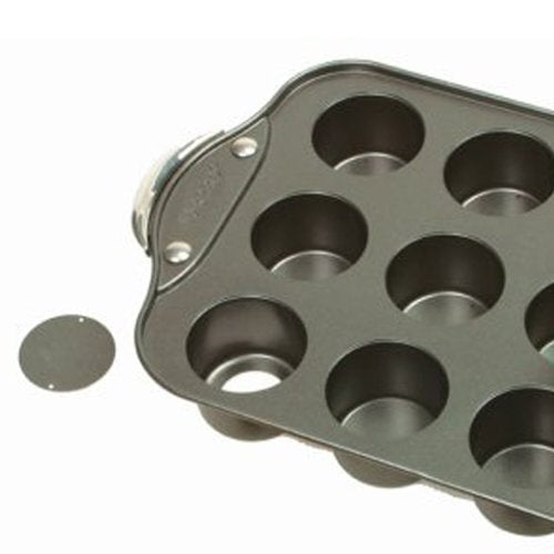 Norpro Nonstick Mini Cheesecake Pan with Handles, 12 count