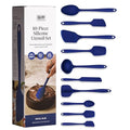 GIR: 10-Piece Silicone Essentials Kitchen Utensils Set – Royal Blue - color: Royal Blue, size: 10 - Piece Set