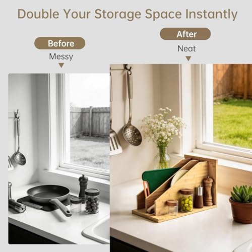 Tray Dividers for Kitchen Cabinets，cookie sheet divider for cabinet