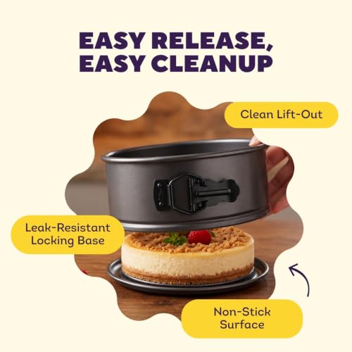Wilton Everyday Non-Stick Springform Pan, Made Without PFAS, 6 in.