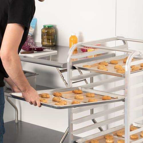 HARDURA Aluminum Perforated Baking Sheet Pan 18"L X 13"W X 1"H, 6Packs - size: 18" x 13", style: 6PACK Perforated