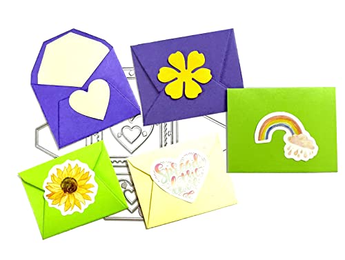Mvchifay Cutting Dies Metal Stencils Scrapbooking Tool DIY Craft Carbon Steel Embossing Template for Paper Card Making (Love Envelope- 14.3x11.3cm) - color: Love Envelope-14.3x11.3cm
