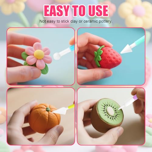 Clay Tools, 9Pcs Air Dry Clay Tool Polymer Clay Tools, Double-Ended Safe Ultralight for Beginner - size: 9
