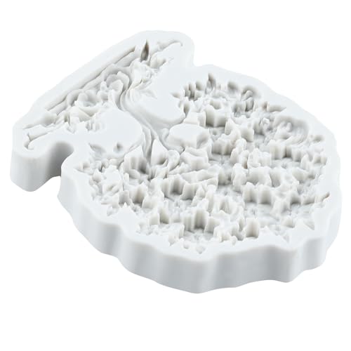 Flower Tree Silicone Mold Tree of Life Fondant Molds - color: Style T