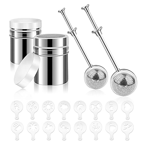 20PCS Powder Sugar Shaker Flour Duster Set, Powder Shaker