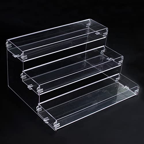 ELEGANTLIFE Spice Rack,No Tool Needed & No Pungent Acrylic Glue Self-derived Snap On Assembly Spice Shelf Pantry Kitchen Cabinet Organizer 10 in for Jars,Baking Supplies & Spice Bottles (3 Tier) - style: 3 Tier