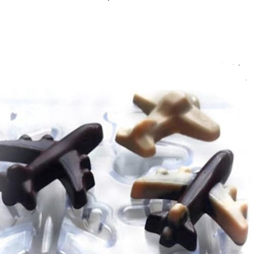 Silicone Mold for Cake DIY Baking Chocolate Eco-Friendly Cake Mold Candy Chocolate Cake Mould Baking DIY Kitchen Accessiories (Aircraft P_11.88 X6.96 X0.52 inch) - size: Aircraft P_11.88 X 6.96 X 0.52 inch