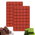 Mini Square Silicone Molds, 2 Pack 40-Cavity Caramel Candy Gummy Molds for Chocolate Mini Ice Cube Jelly Truffles - color: 2 Packs Mini Square Molds Z277