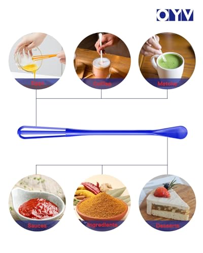 OYV American Colors 2-In-1 Mini Whisk and Spoon, Set of 3, 8.5-Inch - color: American Colors (Red, White, Blue)