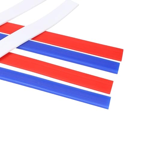 Rolling Pin Guides, 6Pcs Silicone Measuring Dough Strips, 15in Length Dough Thickness Guides, Non Stick Baking Strips Professional Leveler Sticks Tool for Cookie Pie Baking