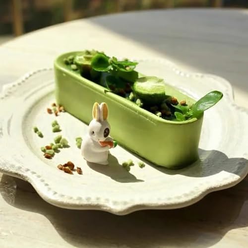 3D Ellipse Silicone Chocolate Mold for Mousse Baking Cake French Dessert Mold for Pastry Chocolate,Jelly(8-Cavity)