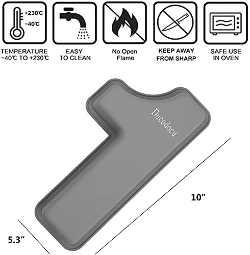 Ducodocu Silicone Number Cake Pan Large 3D Number Cake Mold Baking Forms Novel Cake Tins DIY Baking Mold for 15/51th Birthday Wedding Anniversary 10 inch Number of 1&5, 2 Pack - size: 1&5