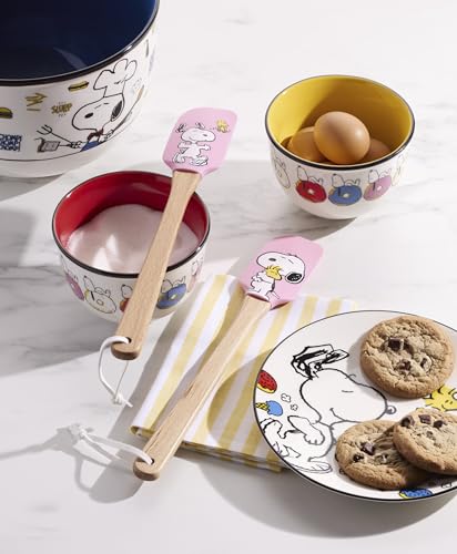 Lenox 898261 Chef Snoopy Spatulas, Set Of 2, Pink - style: Spatula Set, Pink