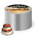 8In Silver Cake Drums,1/2" Thick Waterproof Boards for Home-Baked Desserts - color: Silver, size: 8inch/10pcs