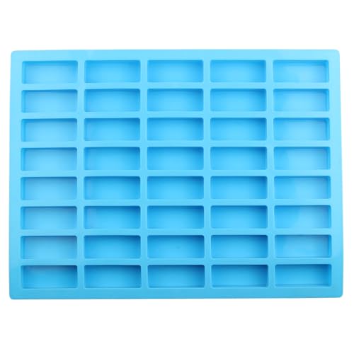 40 Cavity Narrow Rectangle Silicone Candy Molds Set Of 2
