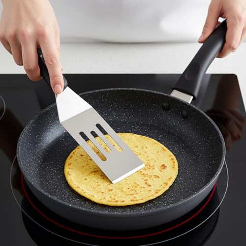 LemonRoad 10 Pcs Small Metal Spatula Bulk Mini Stainless Steel Spatula