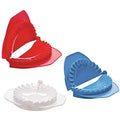 KEISSCO Dough Press, Set of 3 Empanada Press Dumpling Maker Dough Cutter Dumpling Mold for Dumpling, Calzone, Ravioli, Empanada, Pierogi, Turnover & Meat Pie