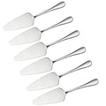 Pack of 6 Stainless Steel Pizza Pie Cake Server Pie Cake Serving Set, Pie Cake Pizza Shovel Cutter (silver) - color: Silver