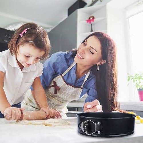 3PCS Round Springform Pan, Round Cake Pan, Springform Pan