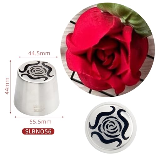 5 Pieces Stainless Steel XXL Russian Icing Nozzle Kit for Baking - color: SILVER SET11