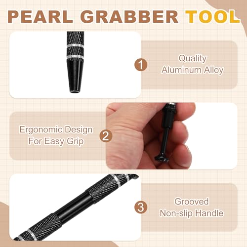 uxcell 3Pcs Sprinkle Pen for Cake Decorating,4.7in 4 Claw Sprinkle,Black - color: Black