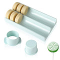 MITCHENIFY Round Cake Pop Mold with Tray, Cake Pop Cutter and Pusher