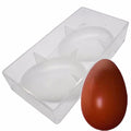 Polycarbonate Easter Eggs Chocolate Mold Ostrich Egg Shape Candy Mould 14cm (5.5inch) Long - style: Big Egg