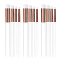 UNIMEIX Dry Brush Miniature Painting Drybrush Detail Paint Brush Set Hobby Detail Blending Brushes for Effortless Watercolor Brushes Scale Model Painting (12 Pack) - color: White