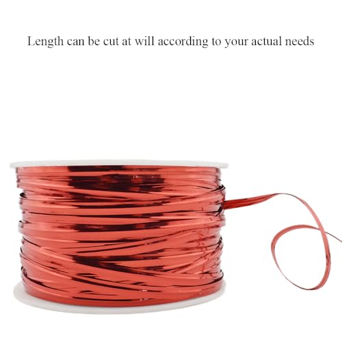 HAHIYO 100Yards/300Feet/91M Red Metal Twist Ties Bread Candy Coffee Bag Ties Plant Garden Twist Ties for Cellophane Treat Bag Gift Wraping Bag Plastic Bag Halloween Party Cake Present Art Craft - color: Red, size: 100Yards/300Feet/91M