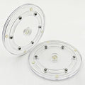 SANGLE SOPFFY 4-Inch Round Acrylic Cookie Turntable with Non-Slip Mat | Cake & Cupcake Decorating Rotary Stand (4Inch-2PC) - size: 4 Inch-2PC