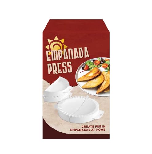 HIC Kitchen Grande Empanada Maker, Dough Press for Large Empanadas Raviolis Pierogis Turnovers and Dumplings - style: Grande Pierogi Press